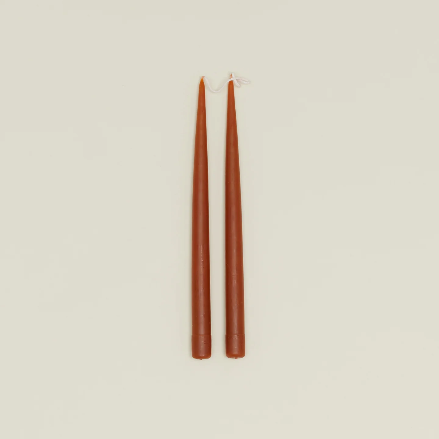 Hand Dipped Taper Set  - Rust