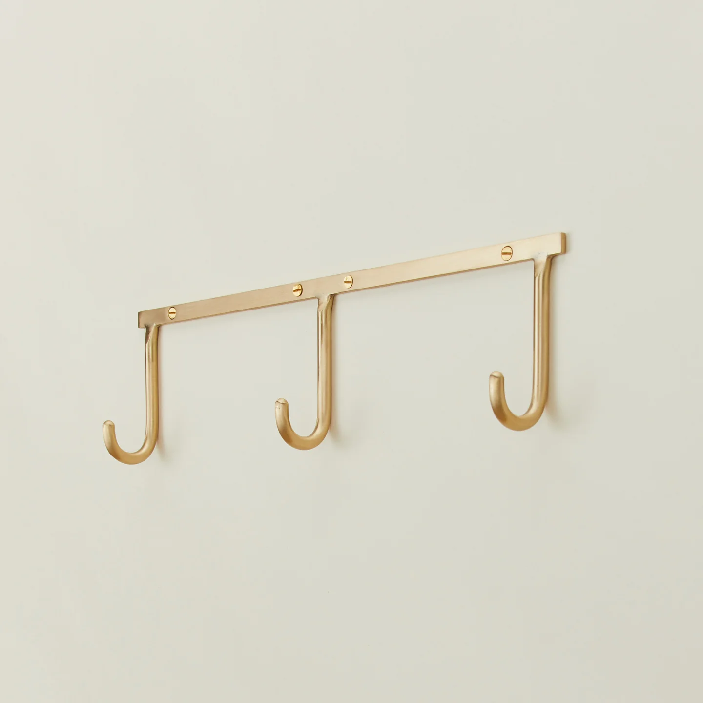 Brass Hook Rack - Trio - Image 3