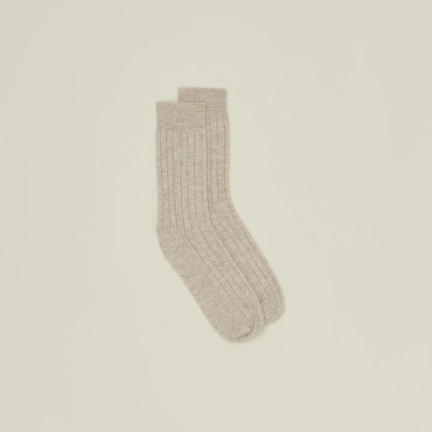 Cashmere + Merino Wool Socks - Stone