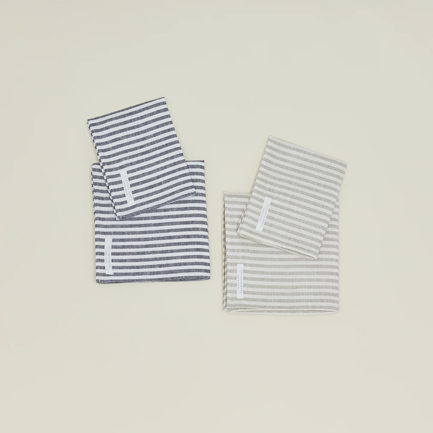Chambray Linen Towel - Navy - Image 4