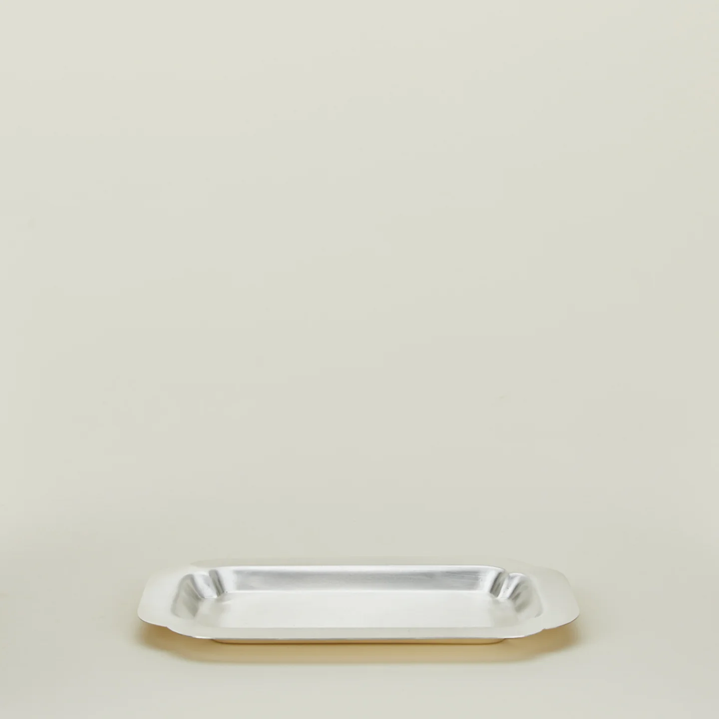 Decorative Edge Rectangular Silver Tray - Image 3