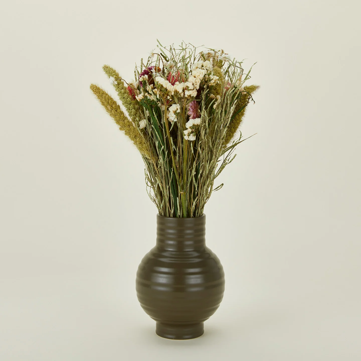 Dried Floral Bouquet - Pink Strawflower - Image 2