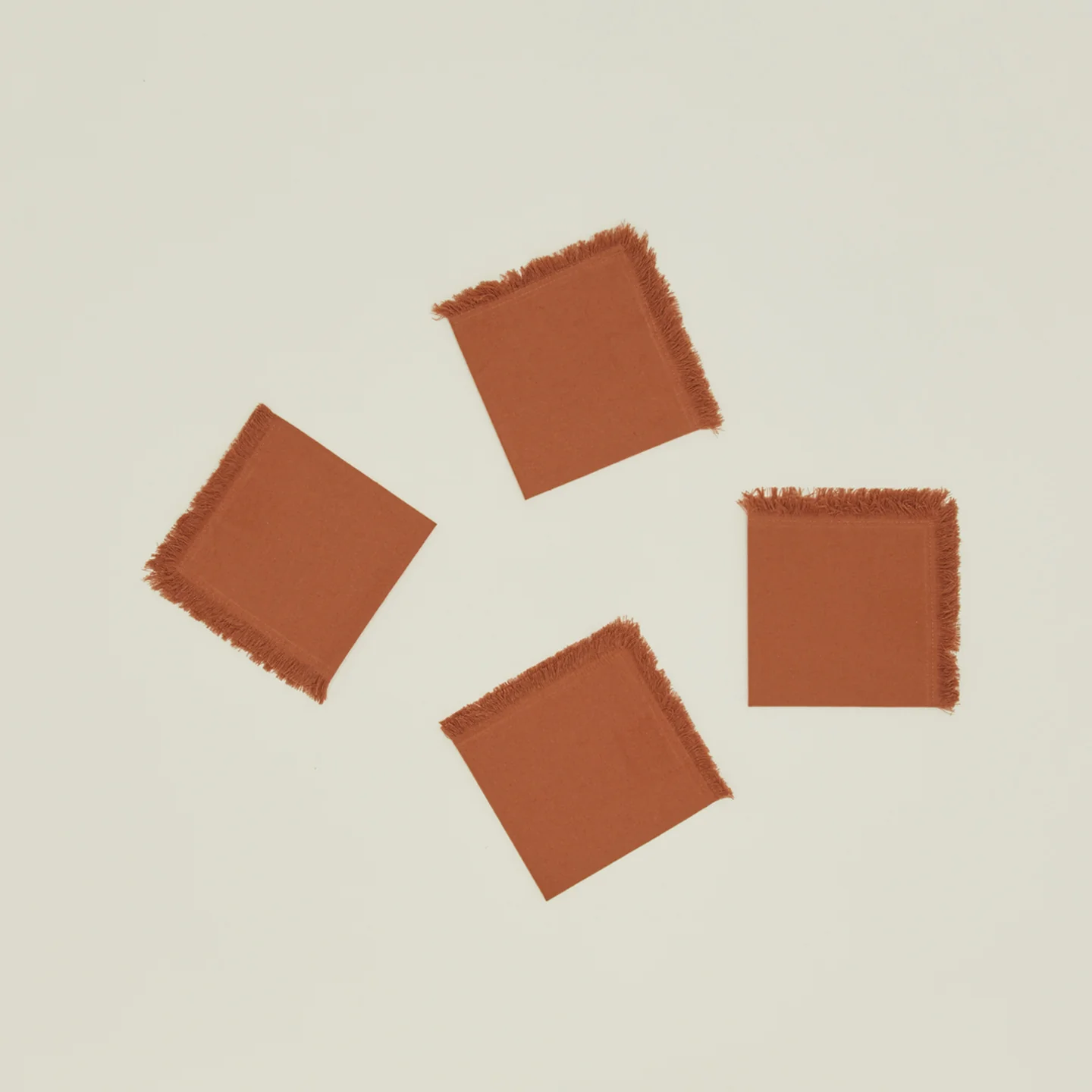 Essential Cocktail Napkins, Set of 4 - Terracotta - Image 2