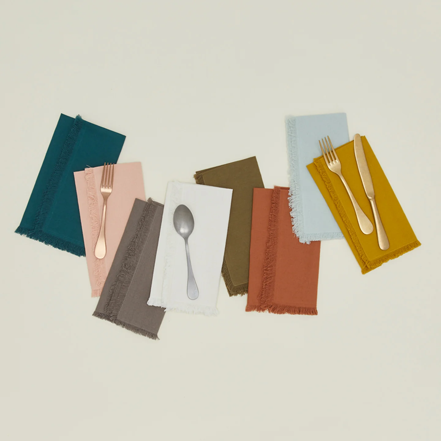 Essential Dinner Napkin, Set of 4 - Mustard - Image 4