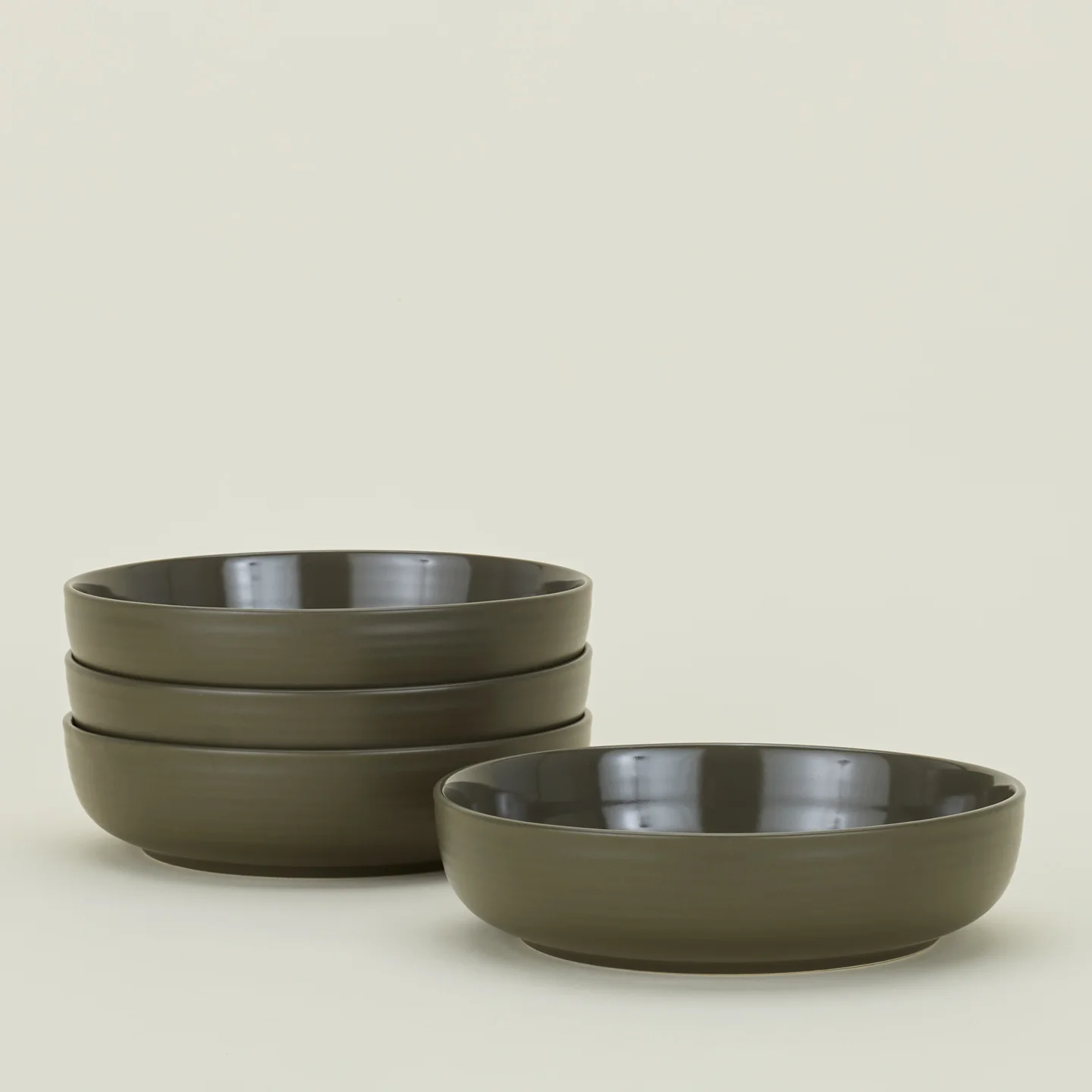 Essential Dinnerware, 16 Piece Set - Olive - Image 3