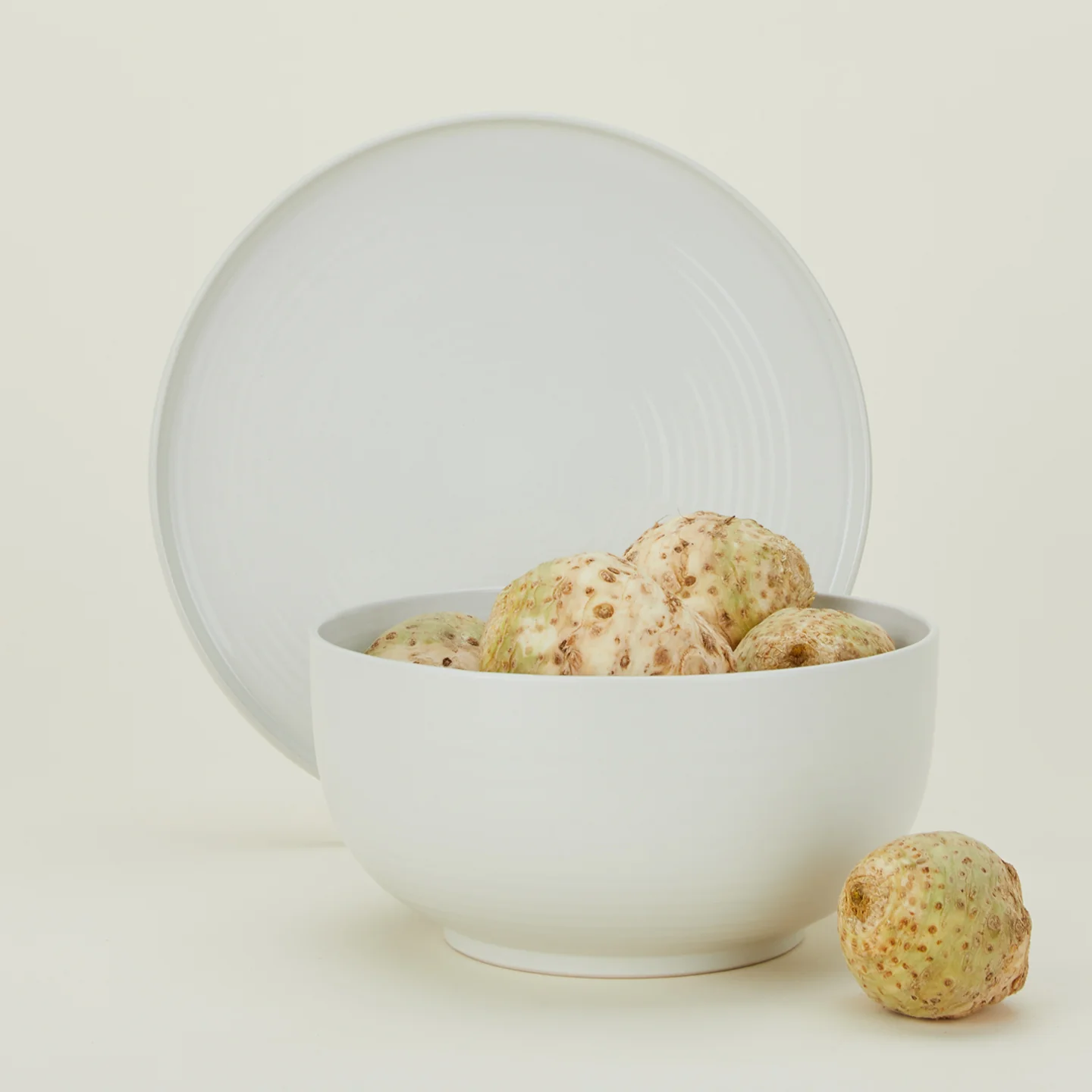 Essential Serveware, 2 Piece Set - Bone