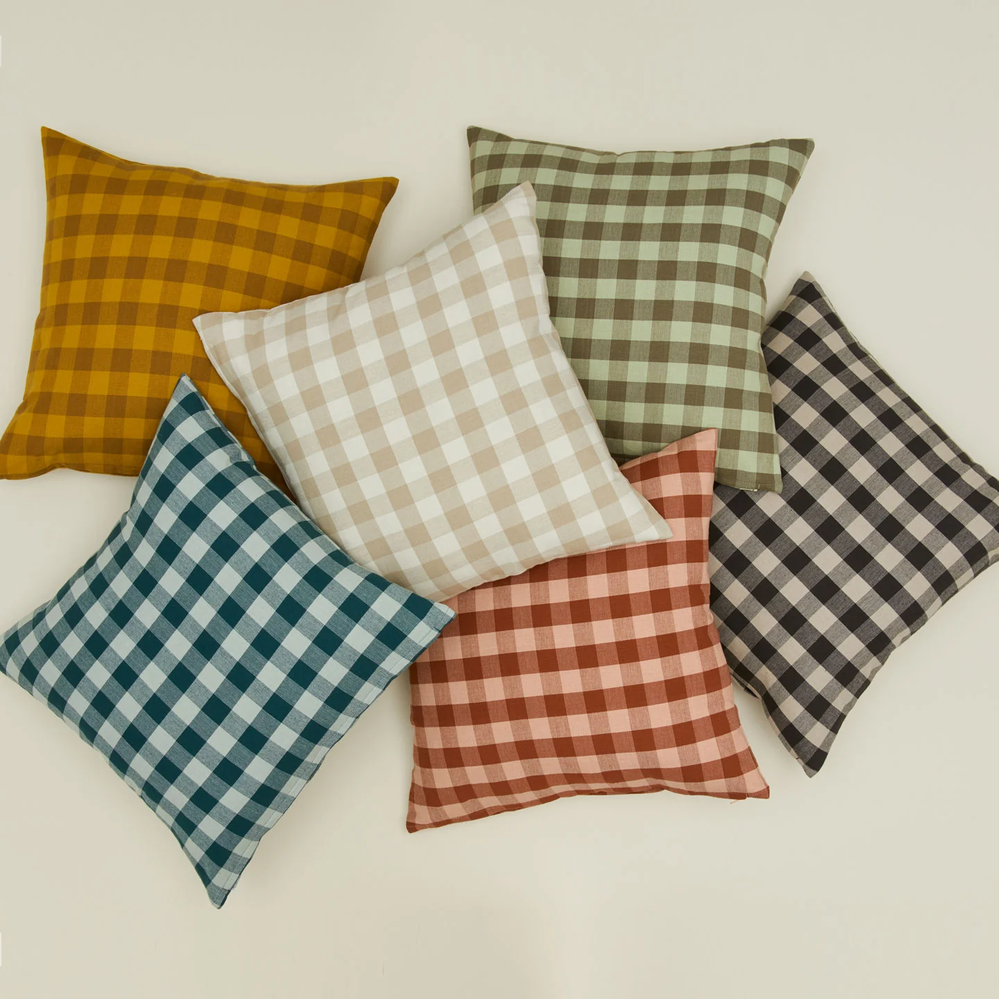 Essential Gingham 18x18 Pillow - Light Grey/Black - Image 4