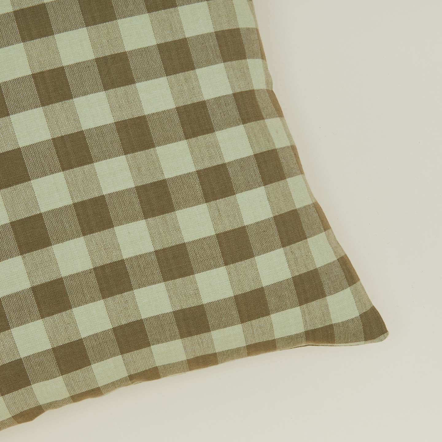 Essential Gingham 18x18 Pillow - Sage/Olive - Image 2