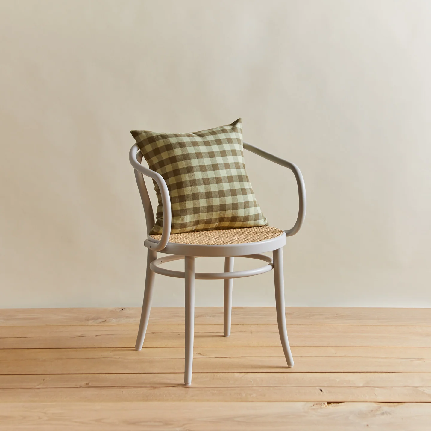Essential Gingham 18x18 Pillow - Sage/Olive - Image 4