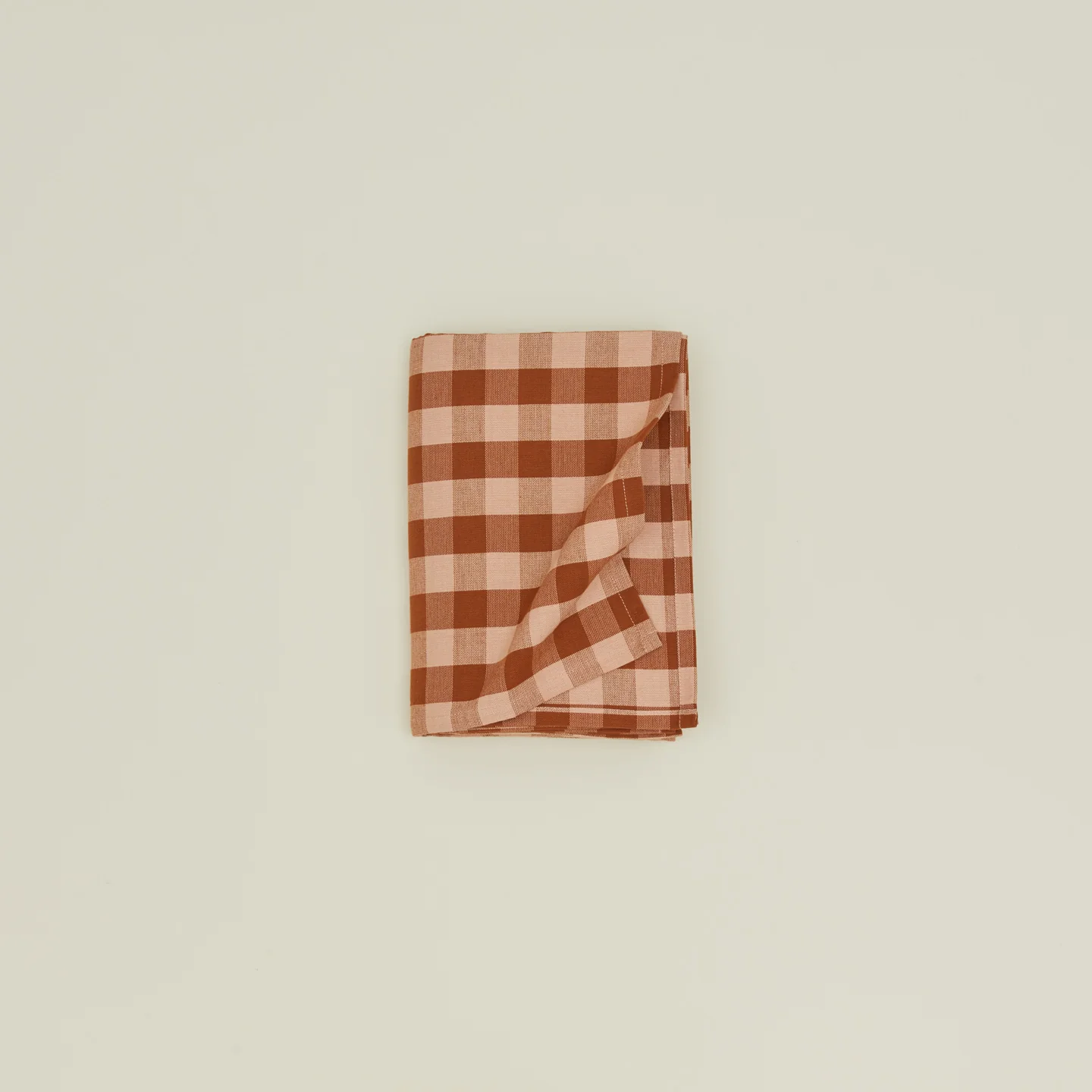 Essential Gingham Tablecloth - Blush/Terracotta - Image 4