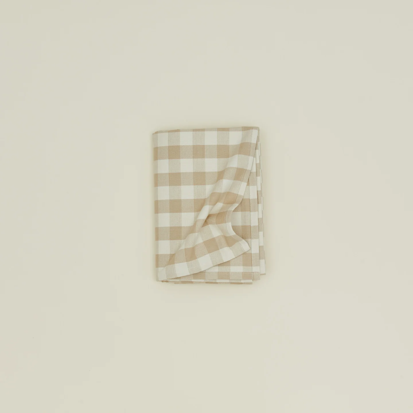 Essential Gingham Tablecloth - Ivory/Flax - Image 4