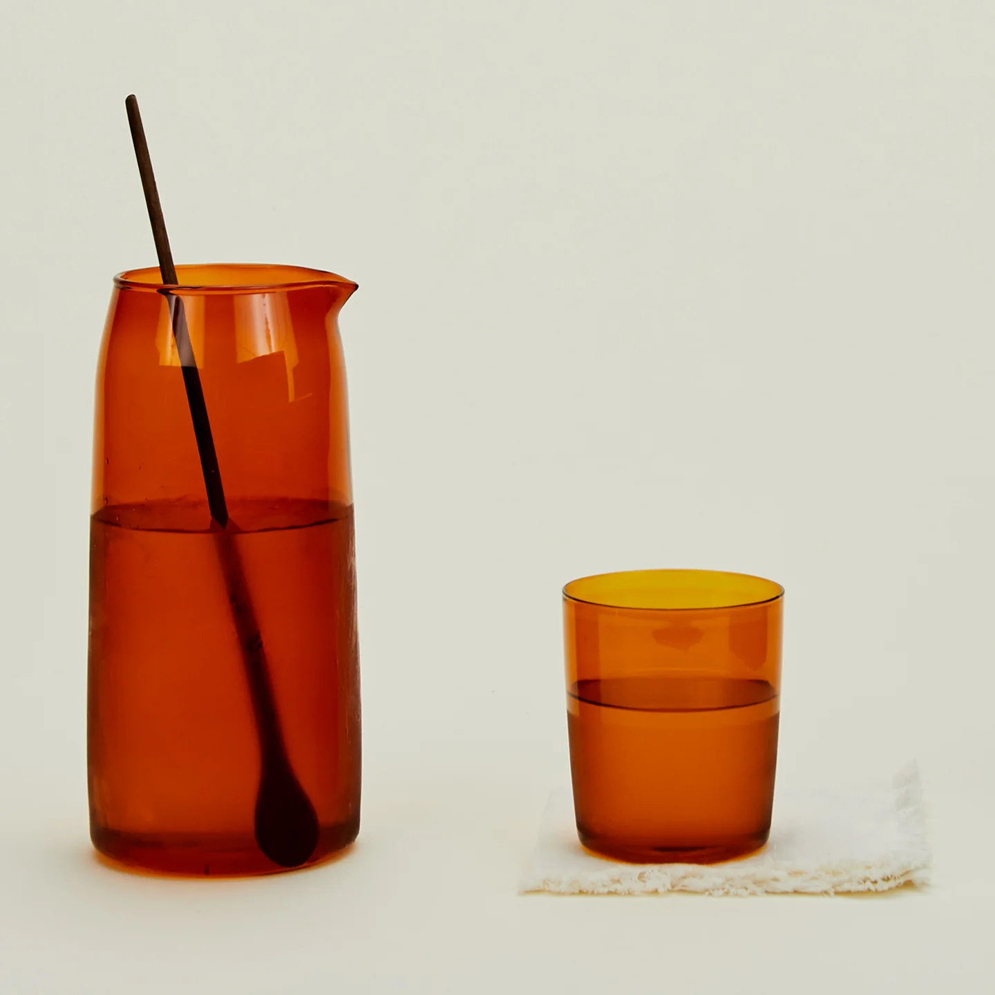 Essential Glassware Pitcher - Terracotta - Image 3