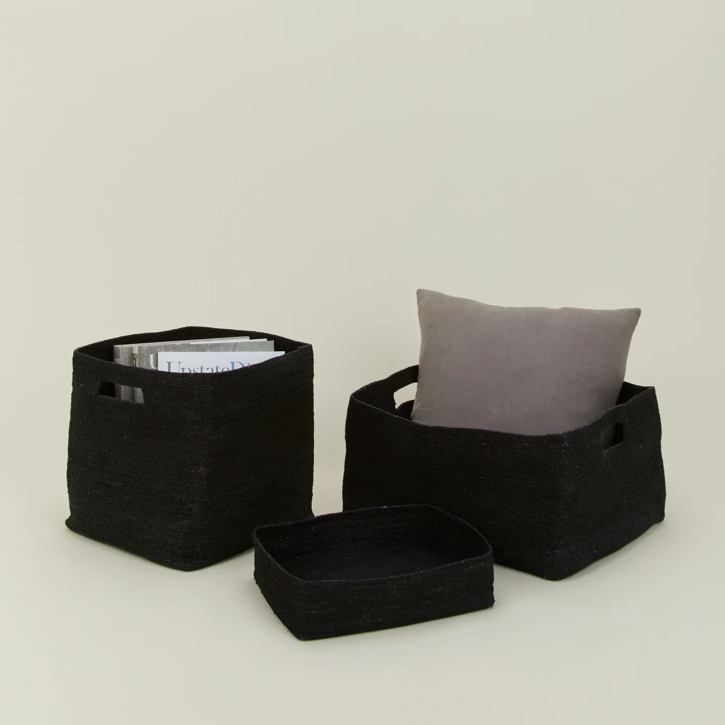 Essential Square Basket - Black - Image 3
