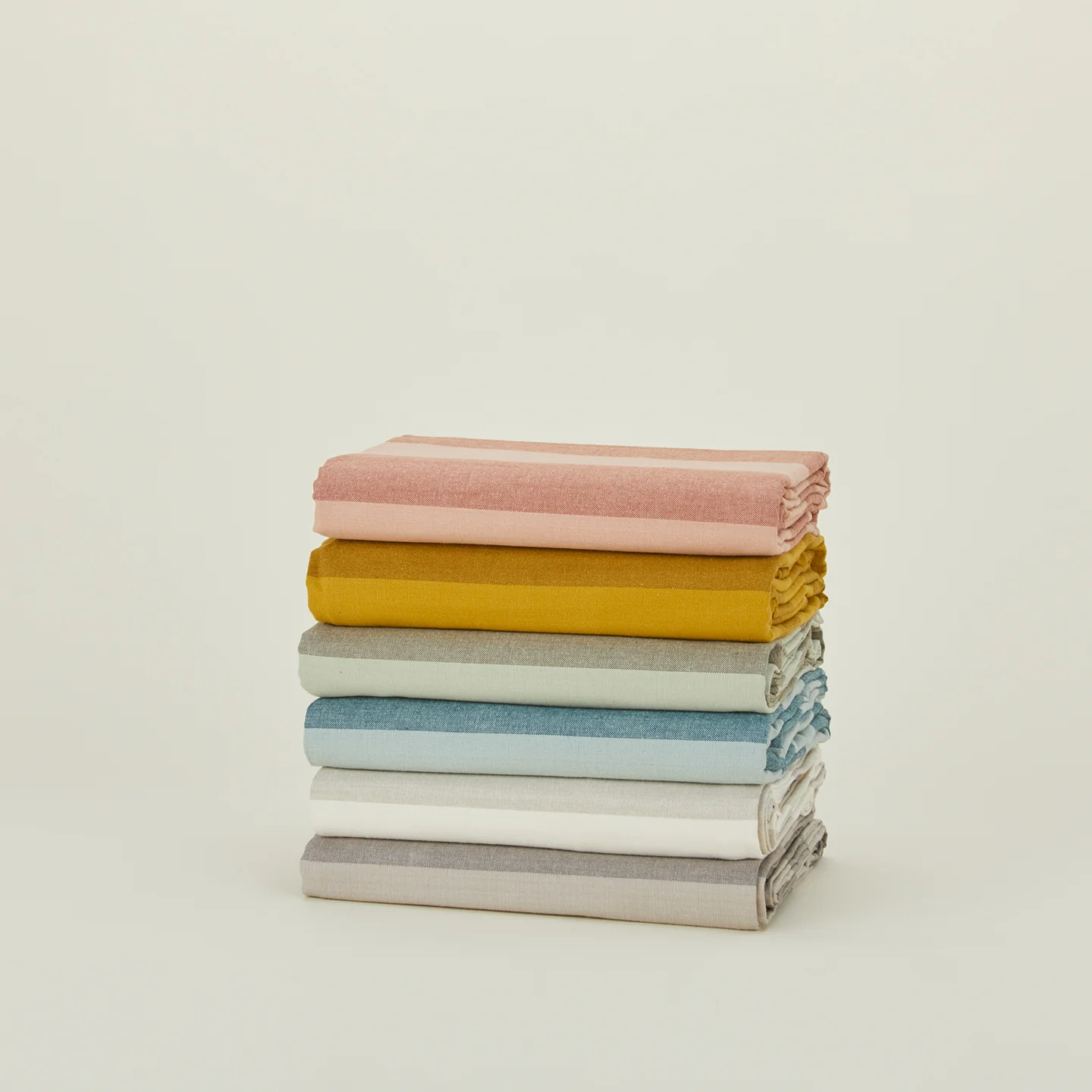 Essential Striped Tablecloth - Ivory/Flax - Image 6