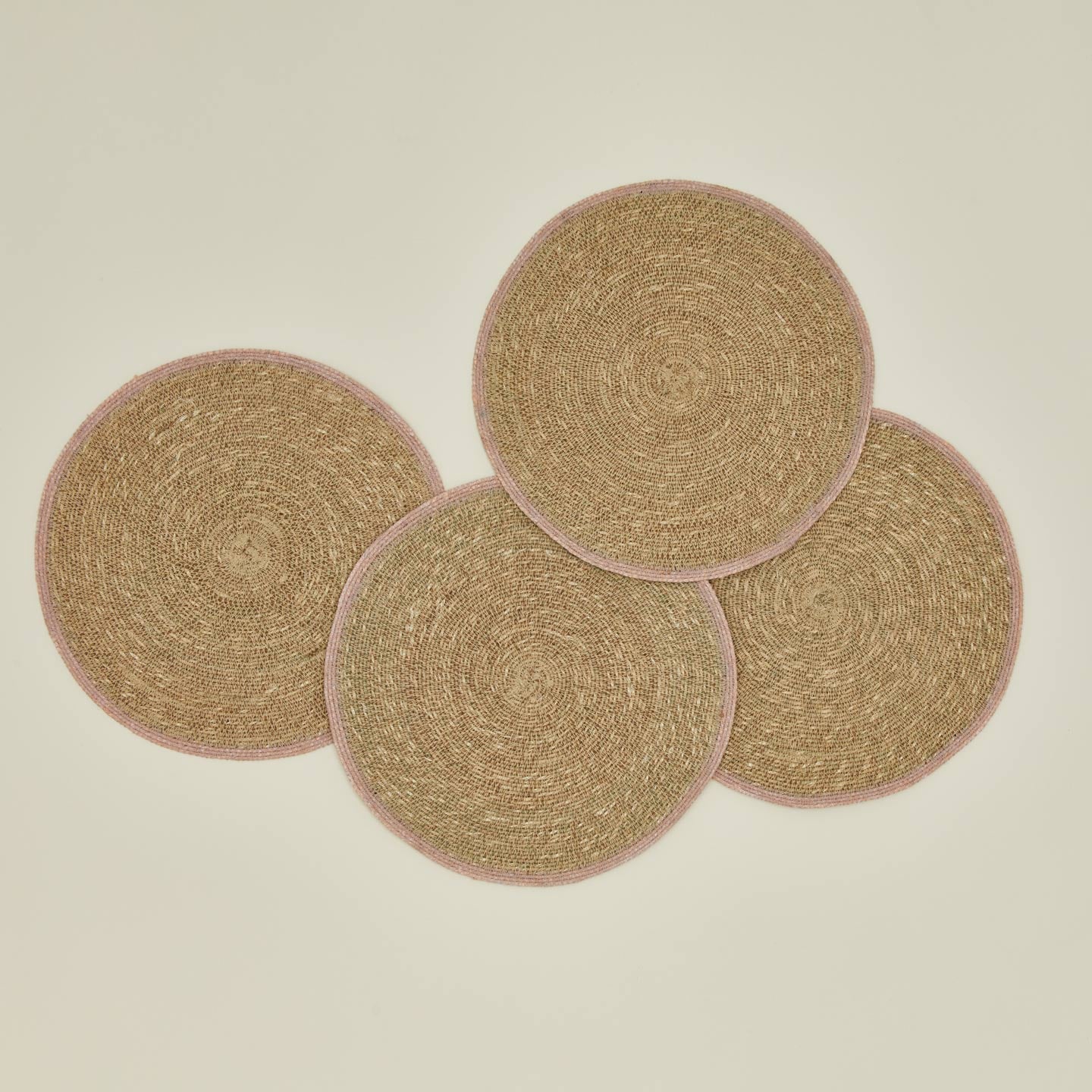 Essential Woven Placemat, Set of 4 - Blush - Image 3