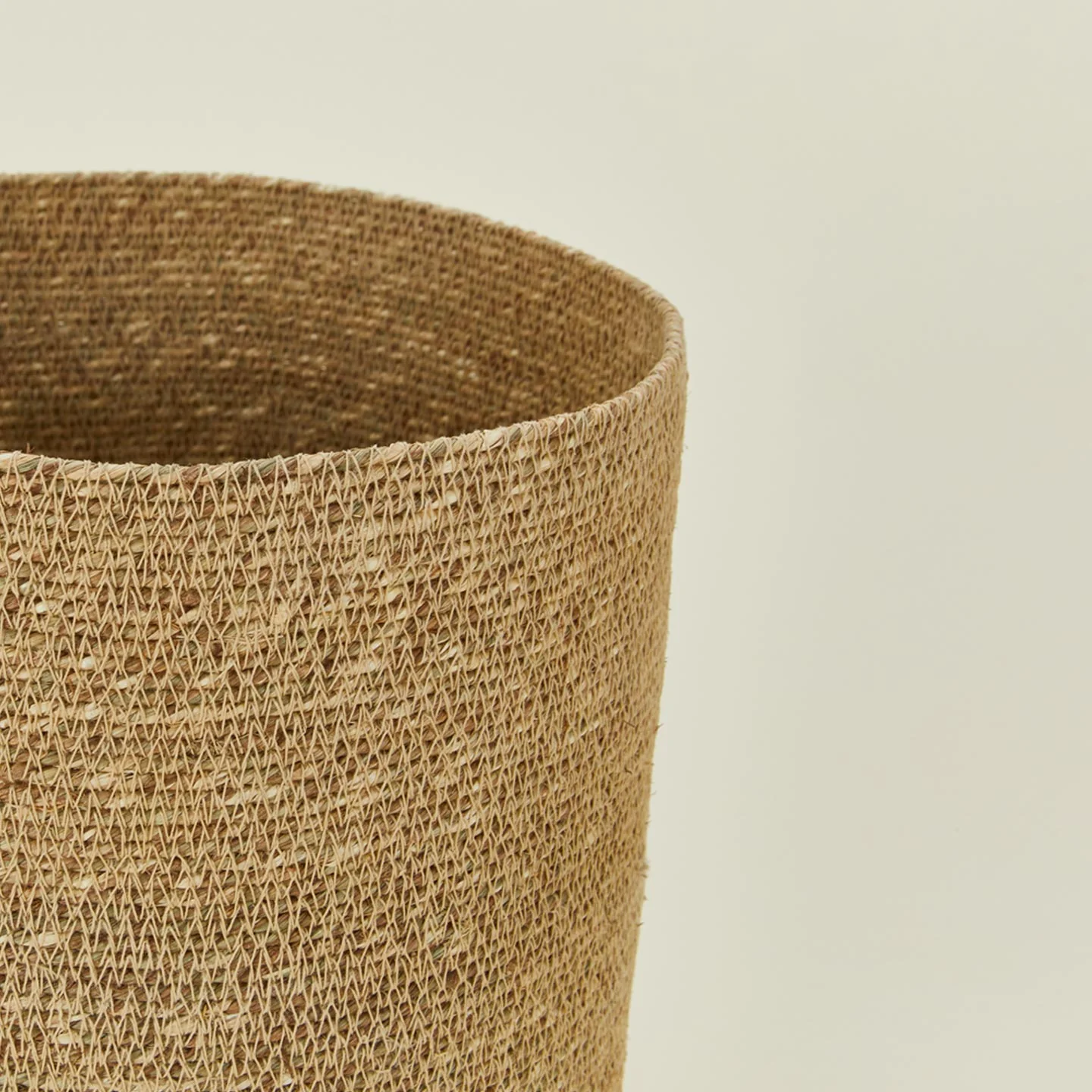 Essential Woven Wastebasket - Natural - Image 3