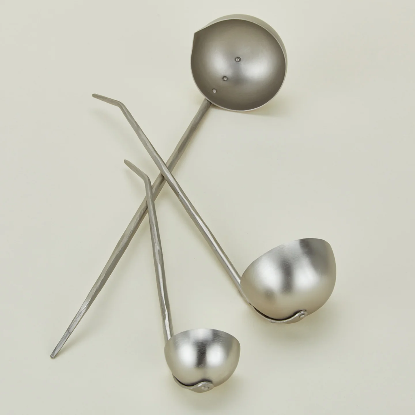 Forged Pewter Ladle, Set of 3 - Image 4