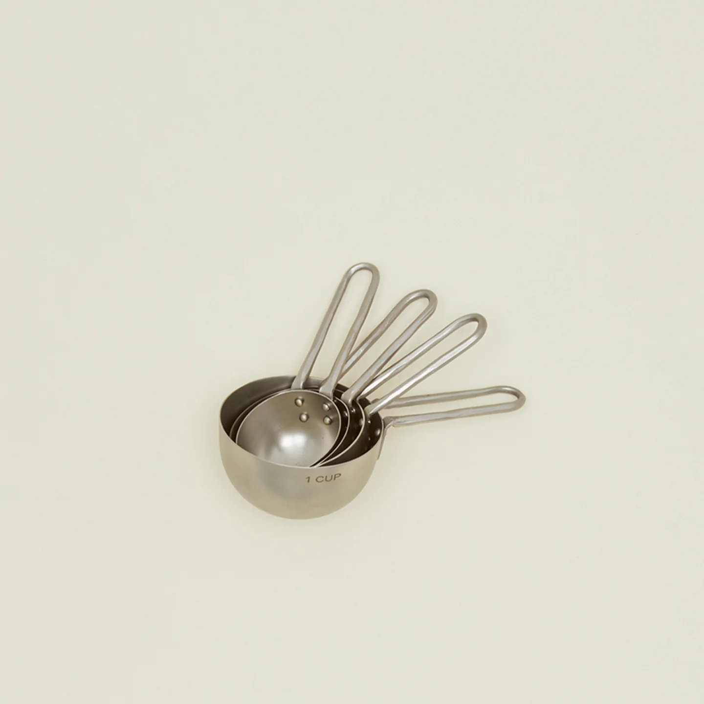 Forged Pewter Measuring Cup, Set of 4 - Image 3