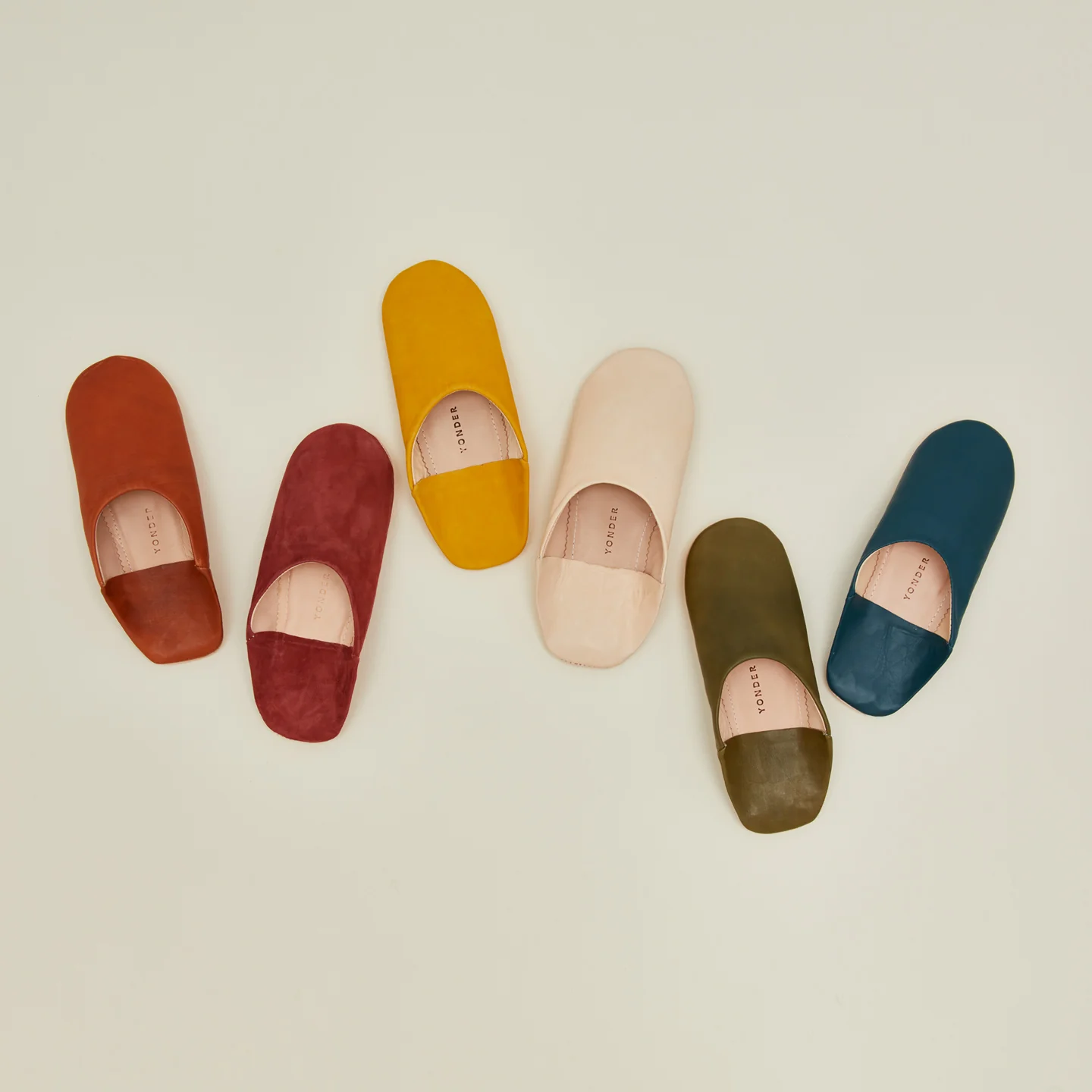 Handmade Leather Slippers - Olive - Image 4