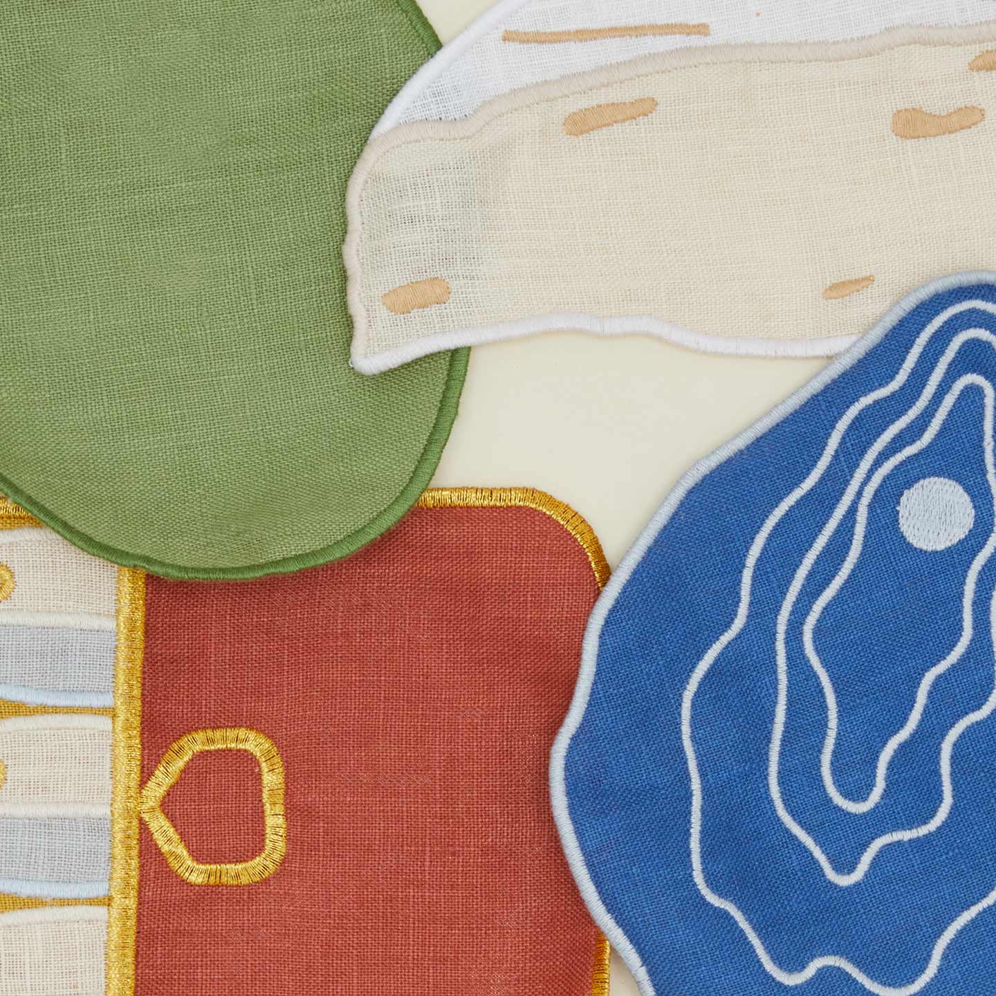 Hors D'Oeuvres Cocktail Napkins, Set of 4 - Image 3