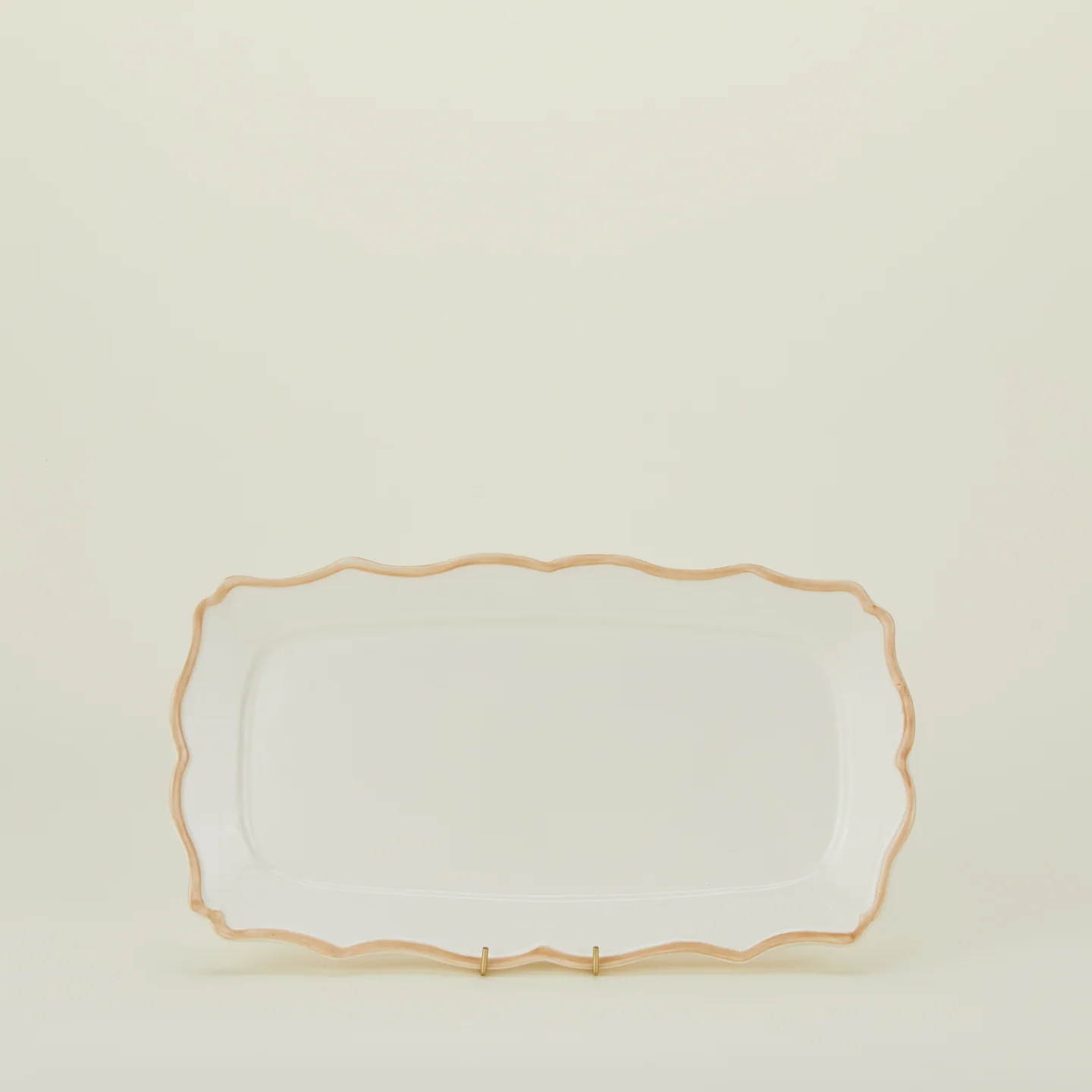 Ogee Edge Rectangular Tray - Latte