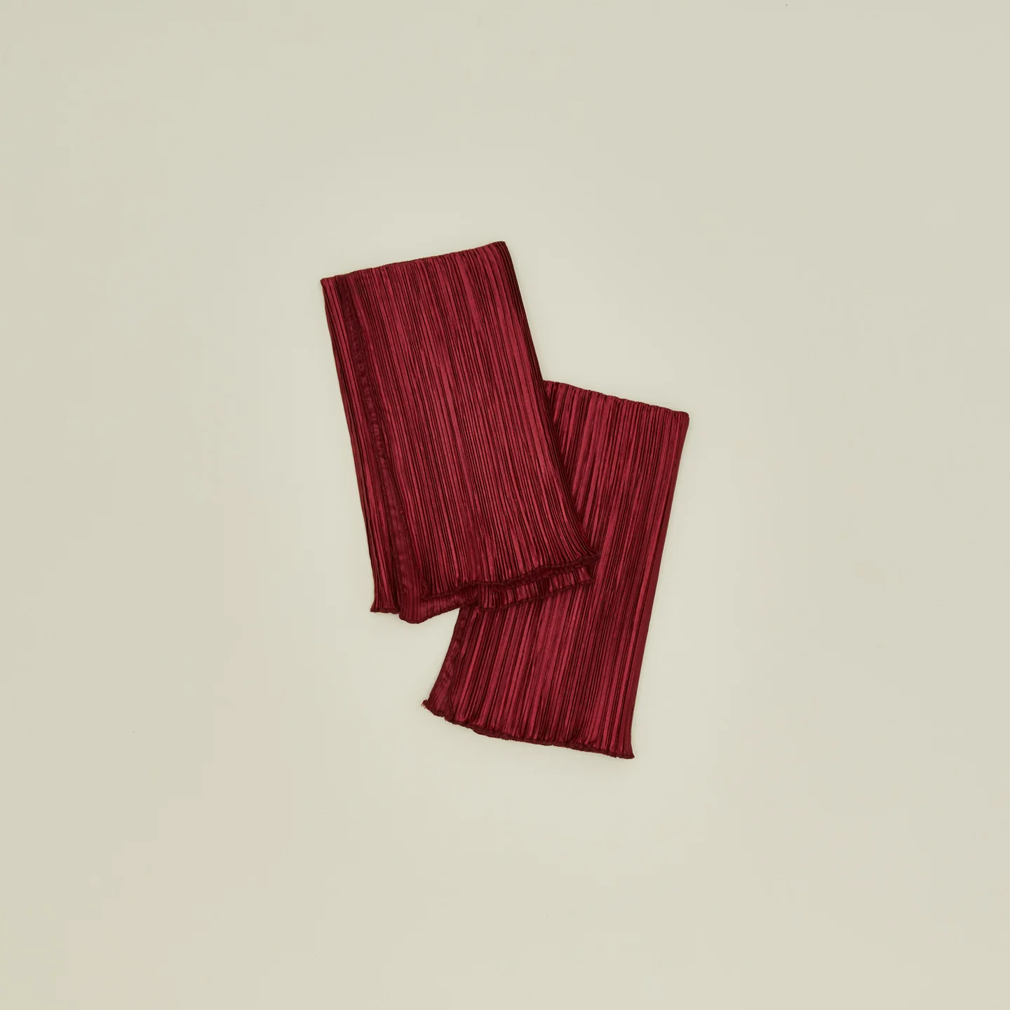 Pleated Napkin, Set of 2 - Red