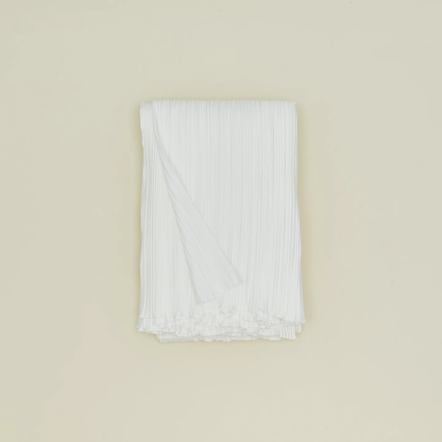 Pleated Tablecloth - Ivory - Image 3