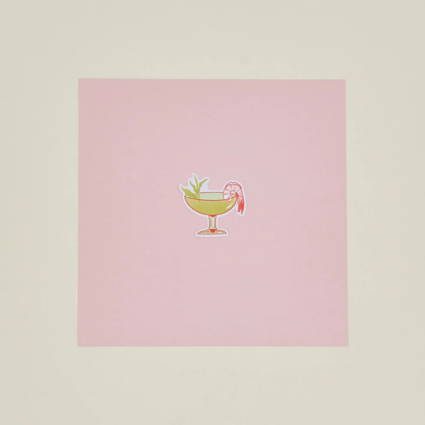 Shrimp Cocktail Vinyl Sticker