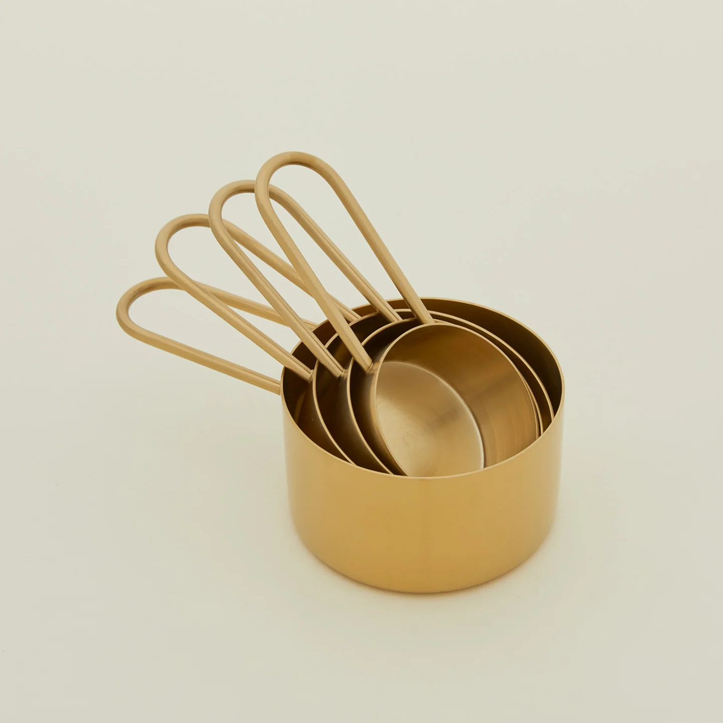 Simple Measuring Cups - Gold - Image 5