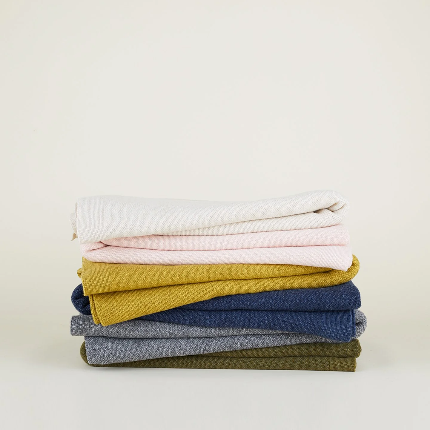 Simple Knit Oversized Throw - Grey - Image 2