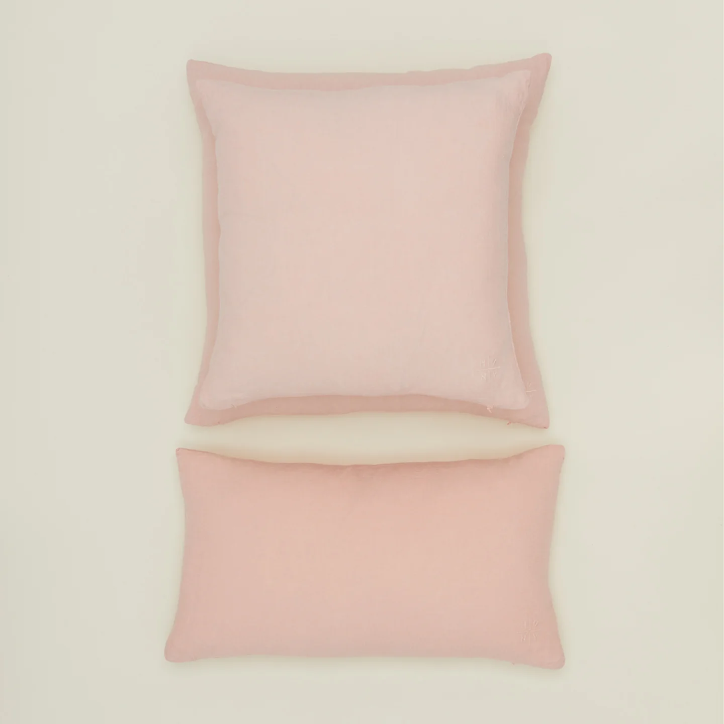 Simple Linen 22x22 Pillow - Blush - Image 2