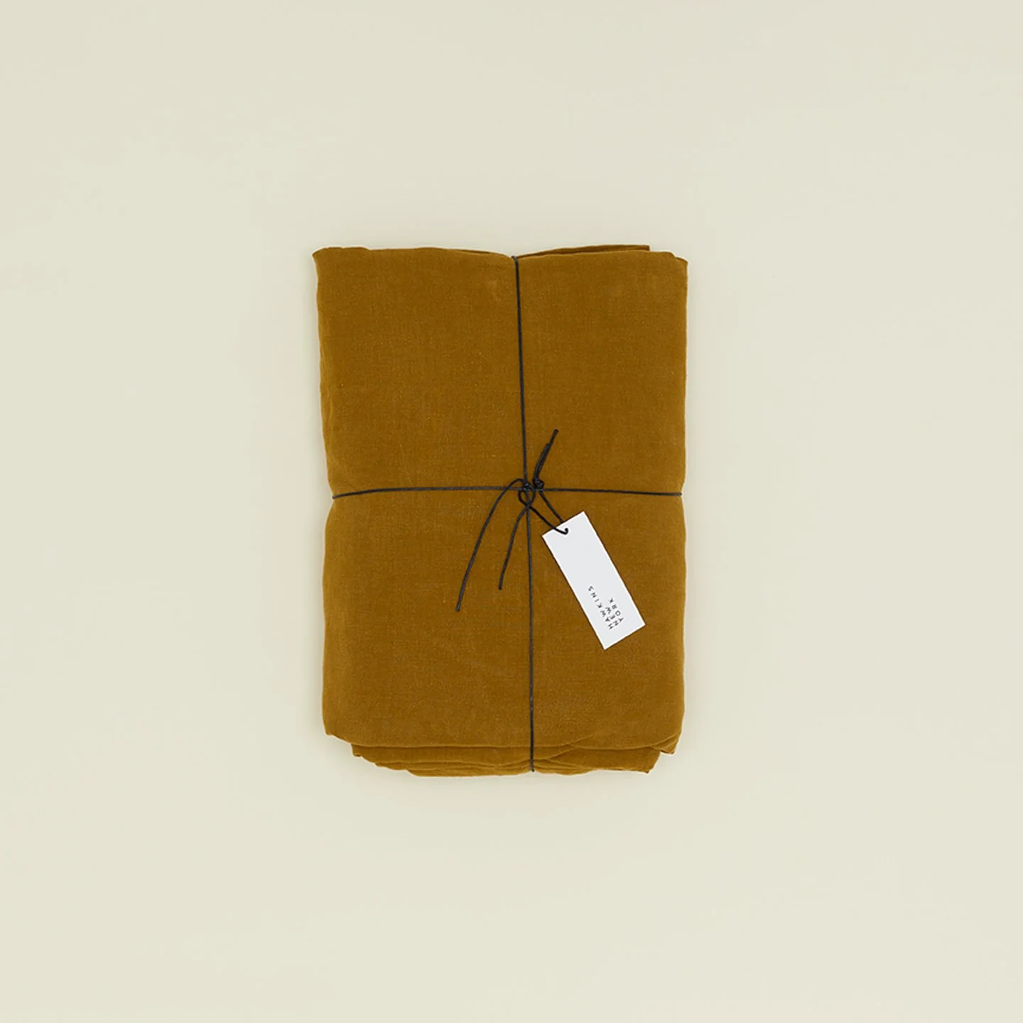 Simple Linen Duvet - Bronze - Image 5