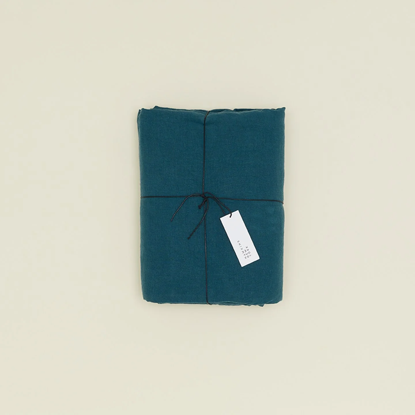Simple Linen Duvet - Peacock - Image 6