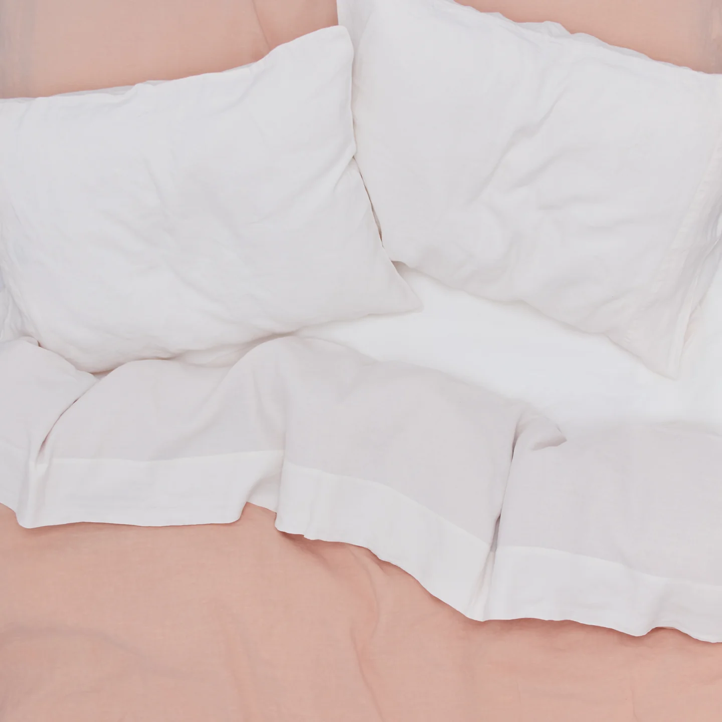 Simple Linen Flat Sheet - White - Image 5