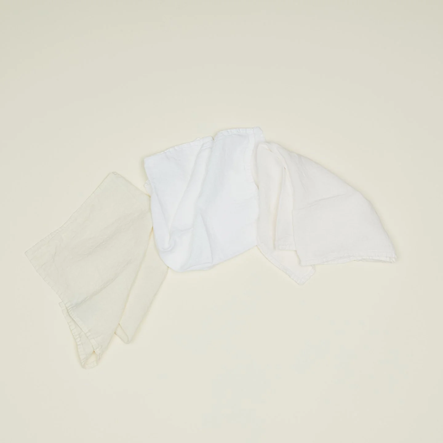 Simple Linen Napkin - White - Image 2