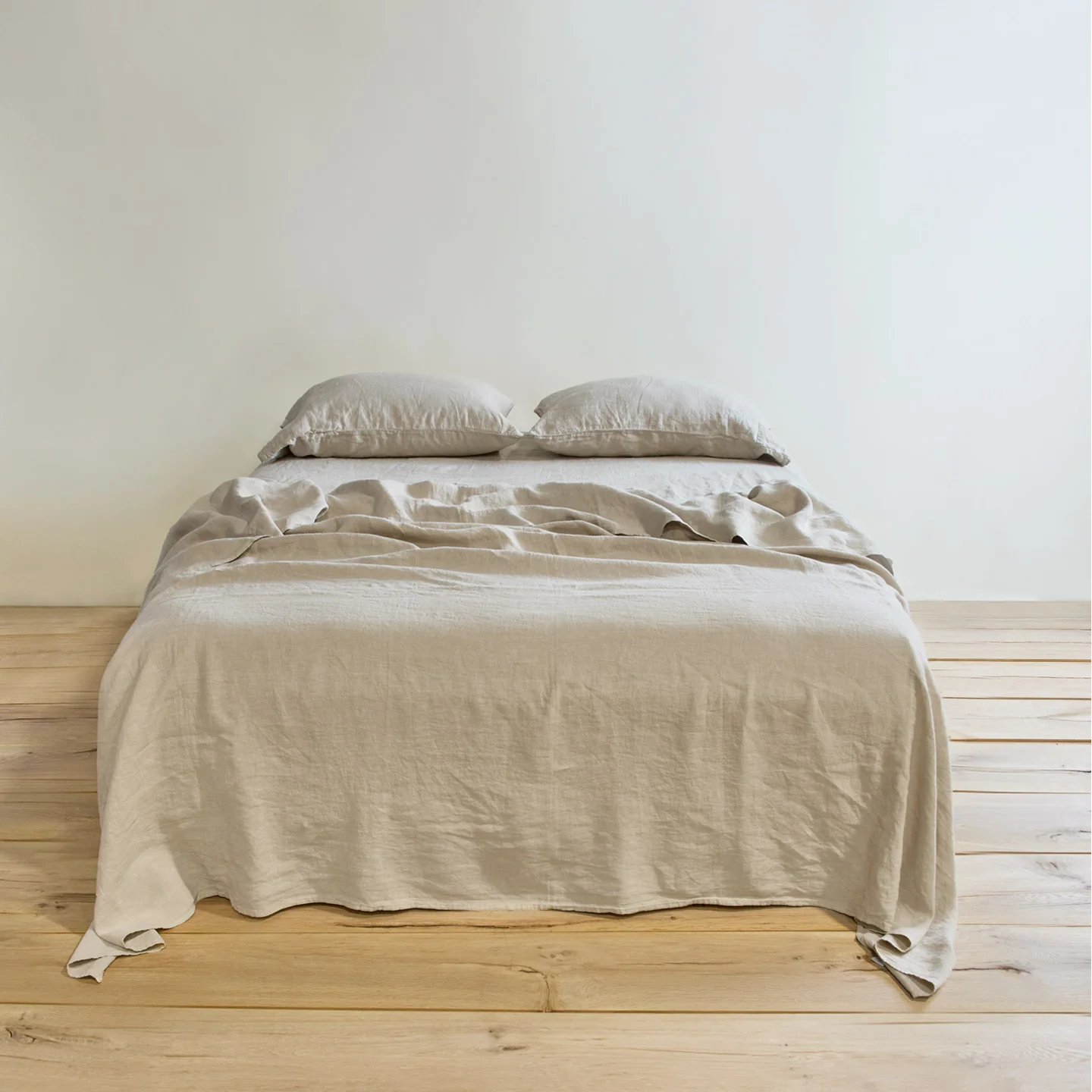 Simple Linen Pillowcases, Set of 2 - Flax - Image 2