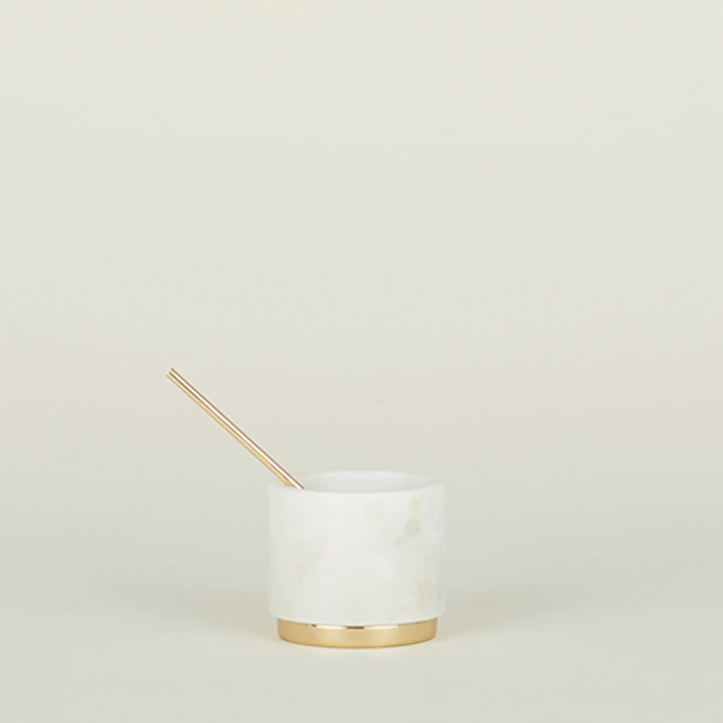 Simple Marble Sugar + Salt Dish