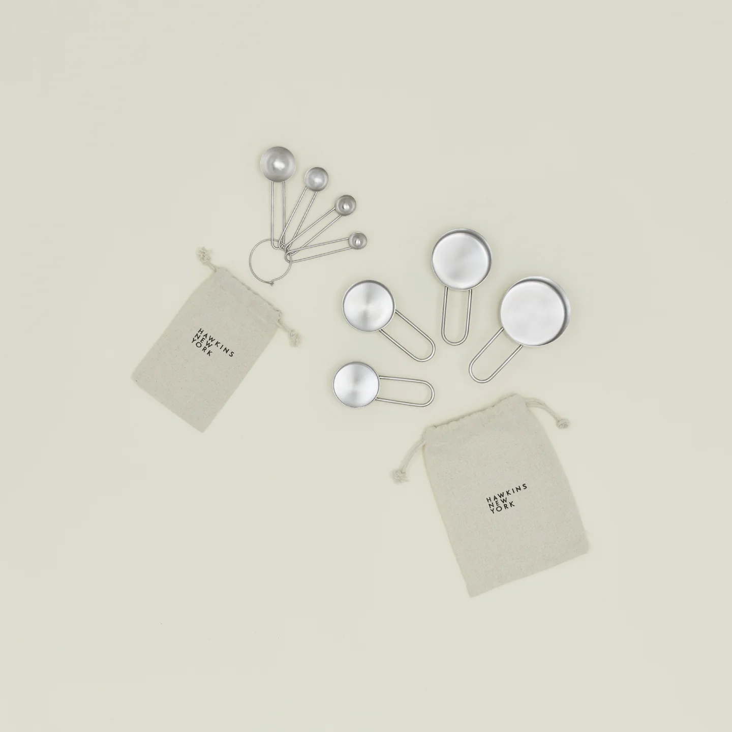 Simple Measuring Cups - Silver - Image 3