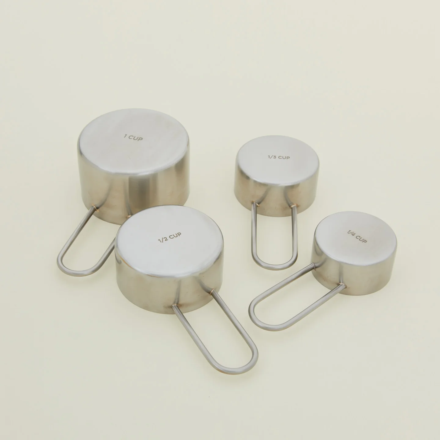 Simple Measuring Cups - Silver - Image 6