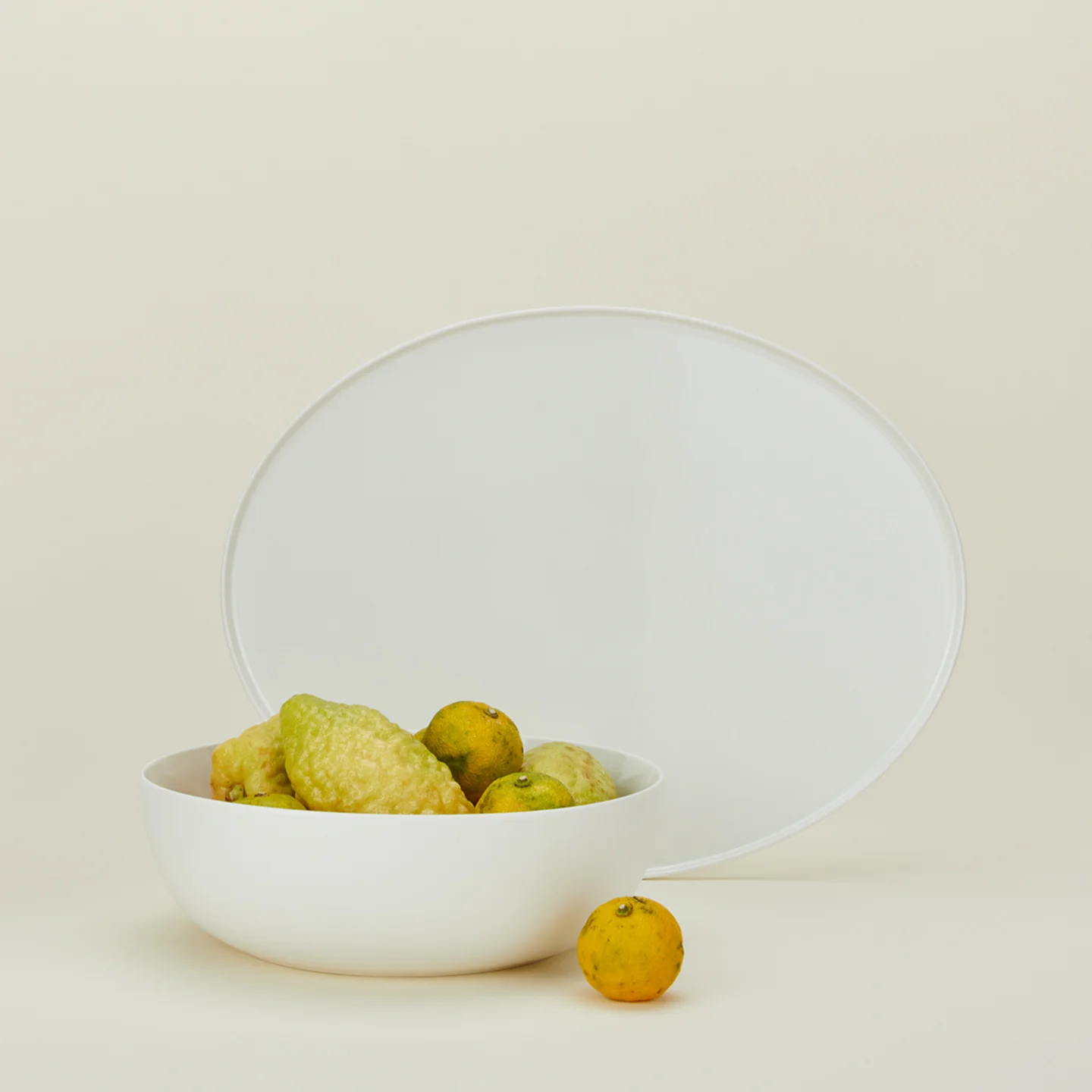 Simple Porcelain Serveware, 2 Piece Set - Image 2