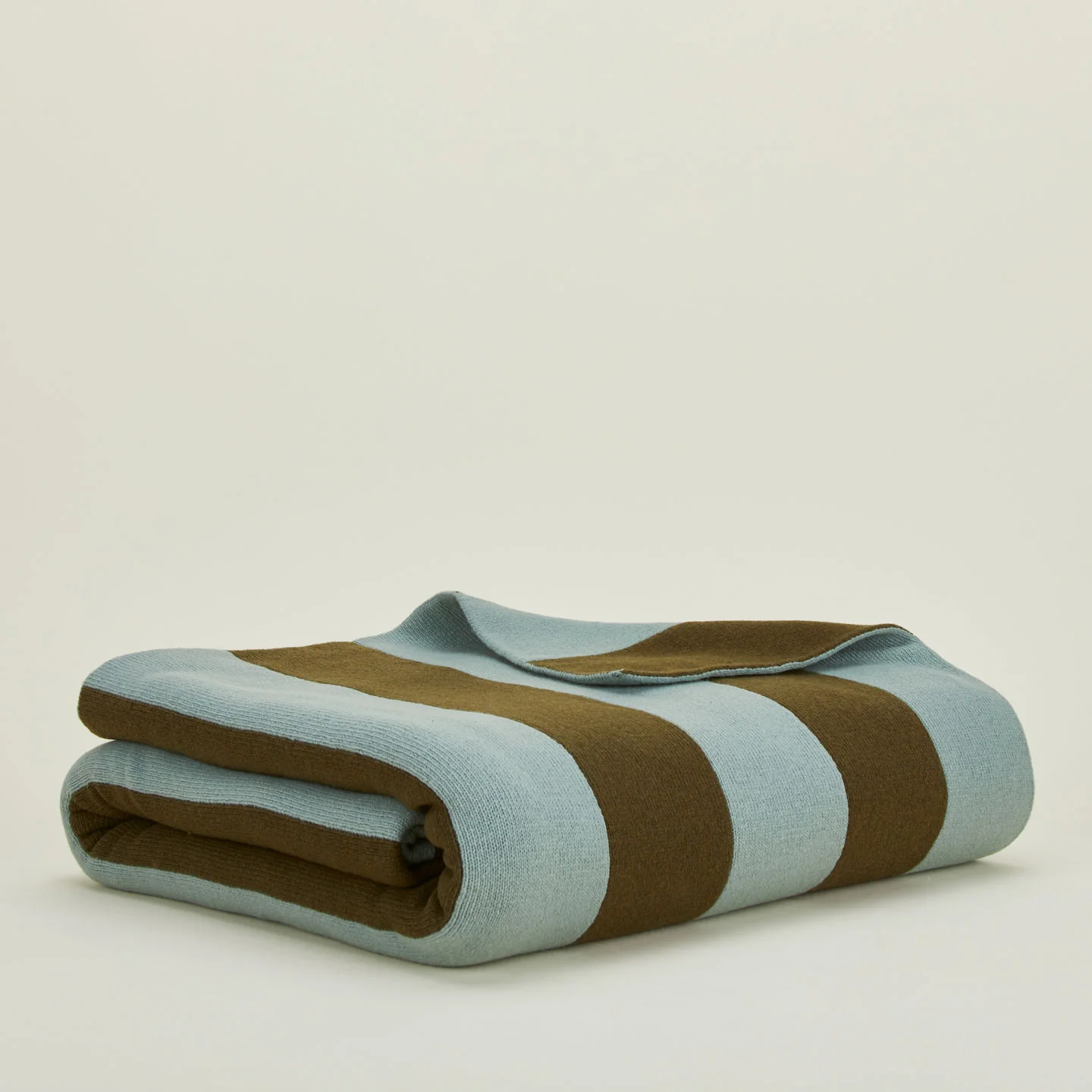Simple Striped Throw - Sage/Olive - Image 2