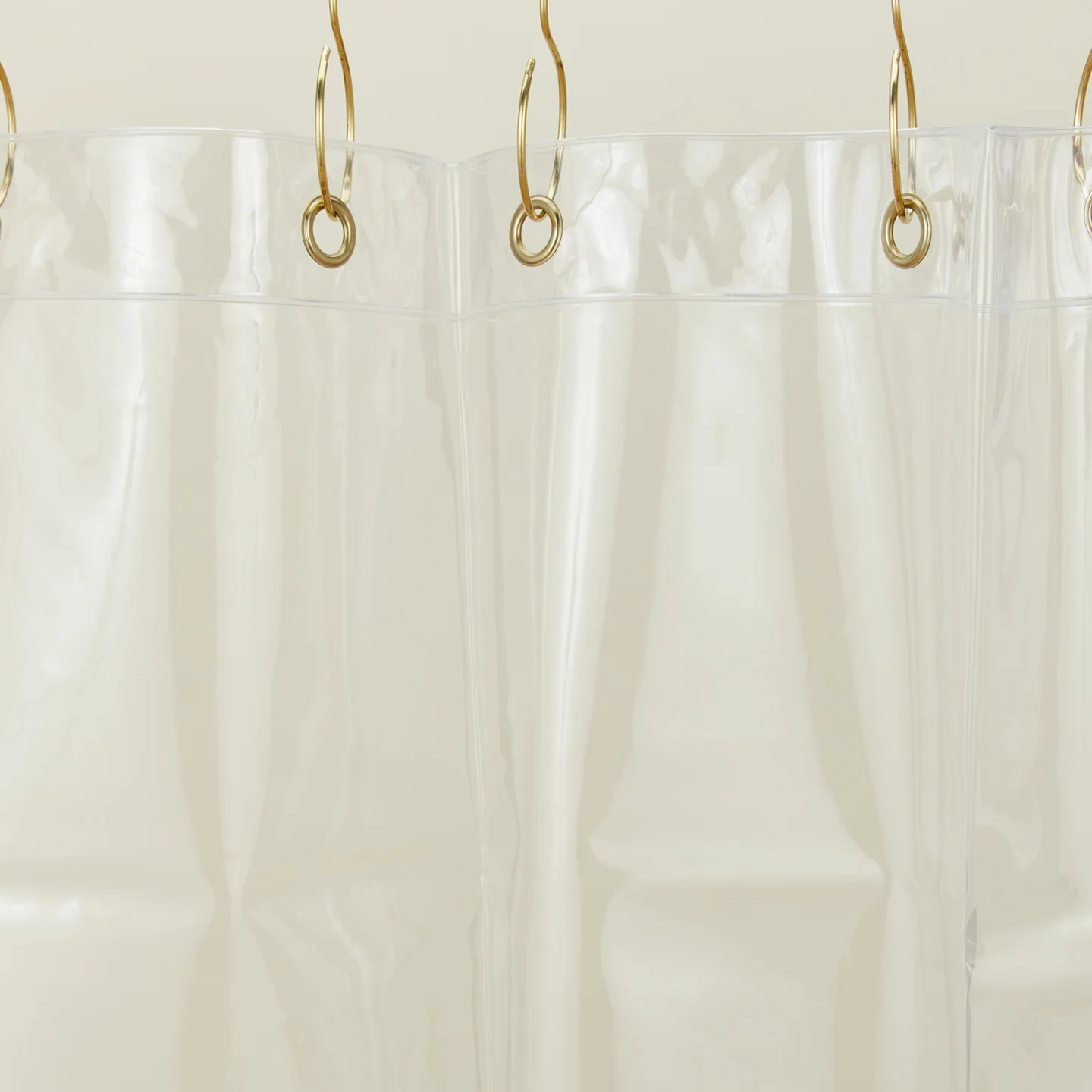 Solid Sun Shower Curtain - Clear