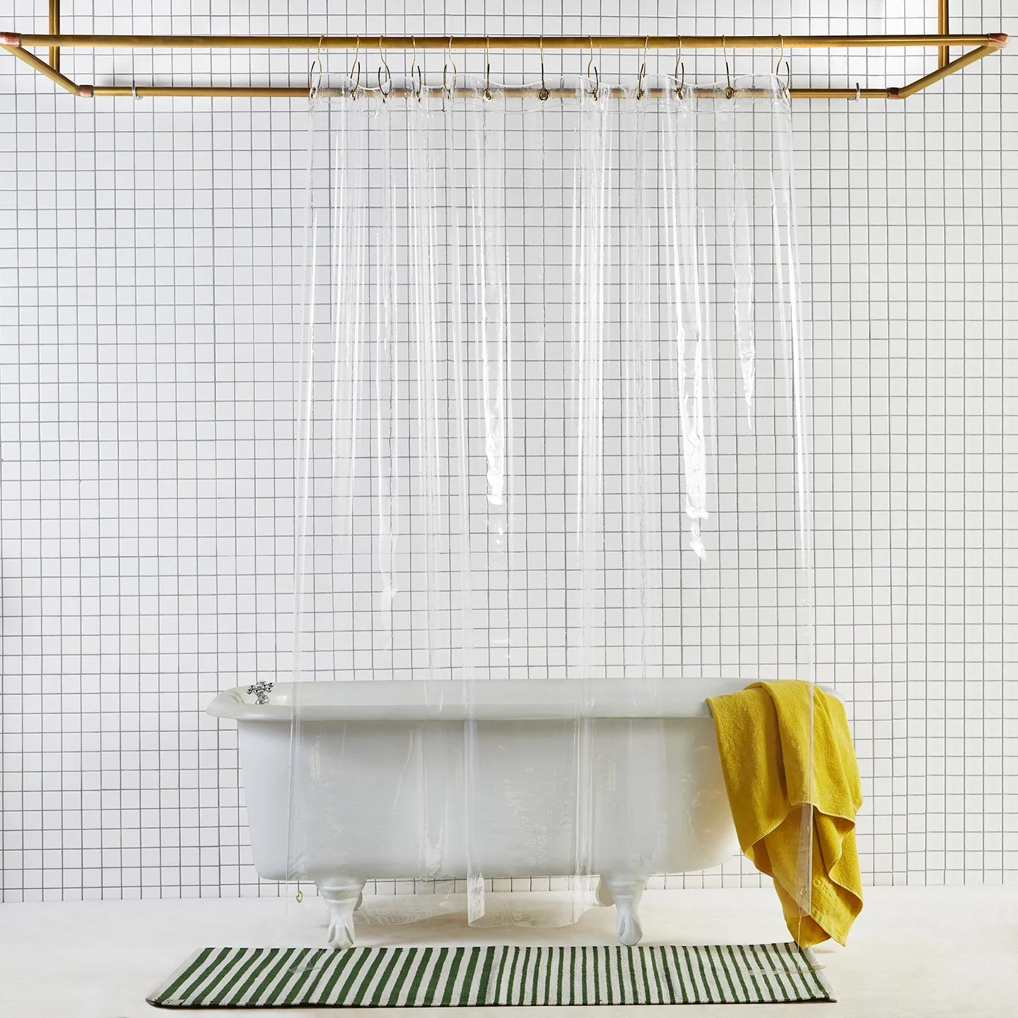 Solid Sun Shower Curtain - Clear - Image 3