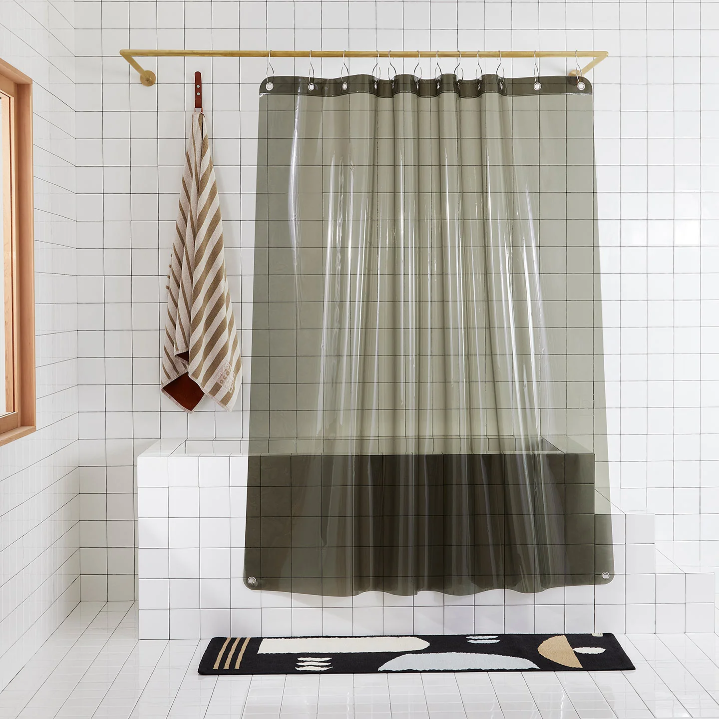 Solid Sun Shower Curtain - Night Ride - Image 3