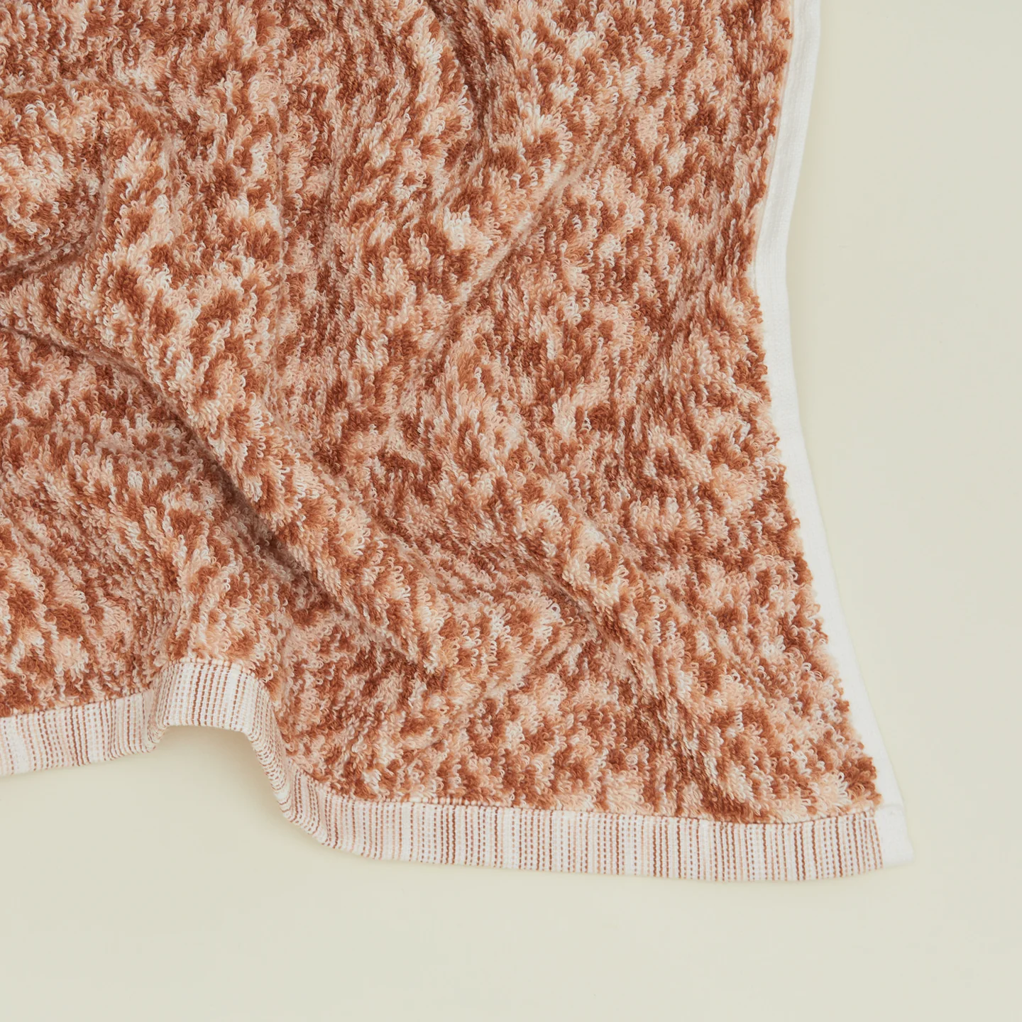 Space Dye Terry Towel - Terracotta - Image 2