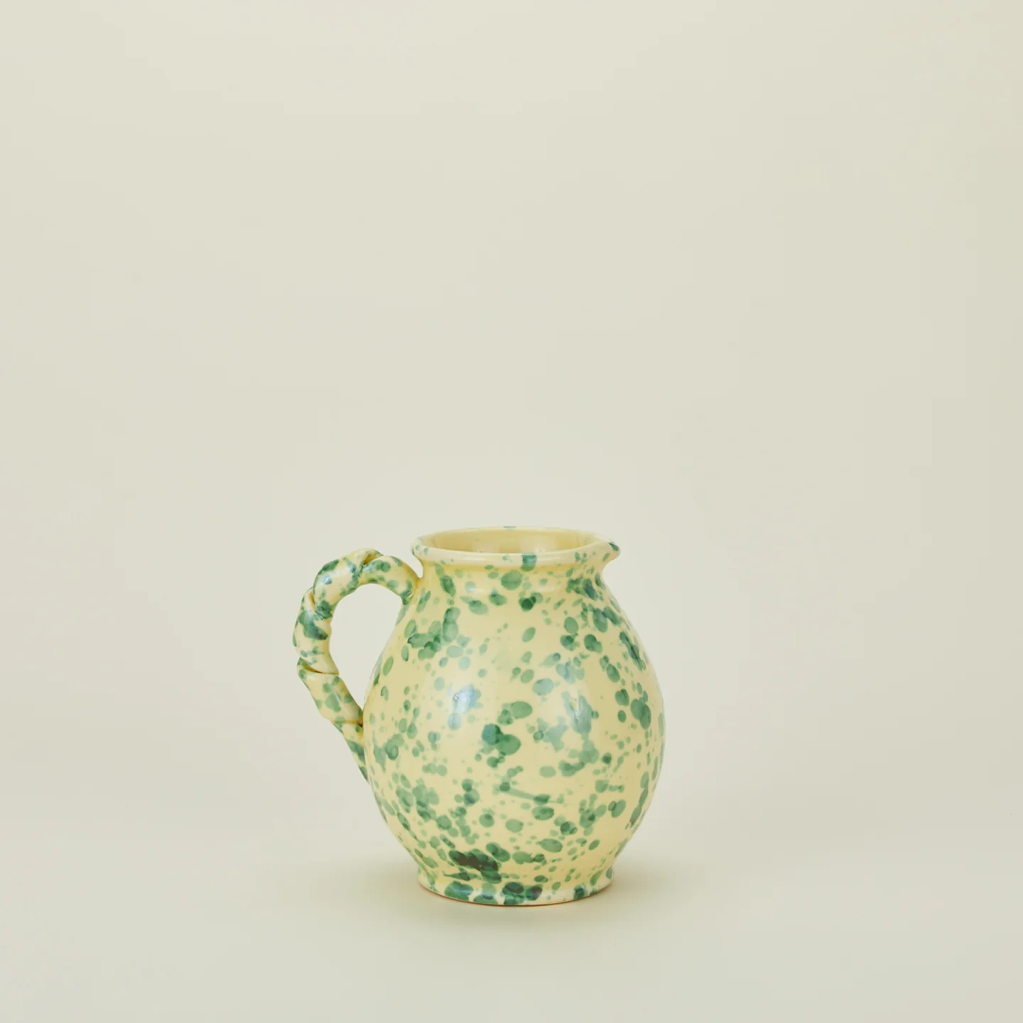 Splatter Cigno Jug - Yellow/Green