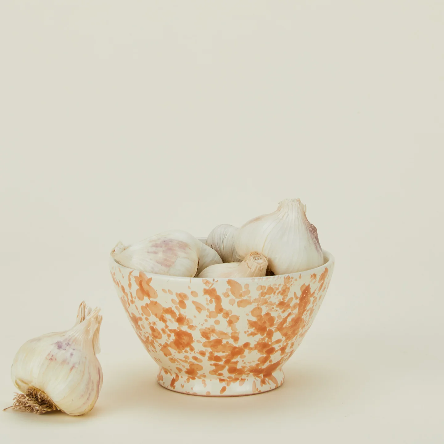 Splatter Small Bowl - Tan/Ivory - Image 2
