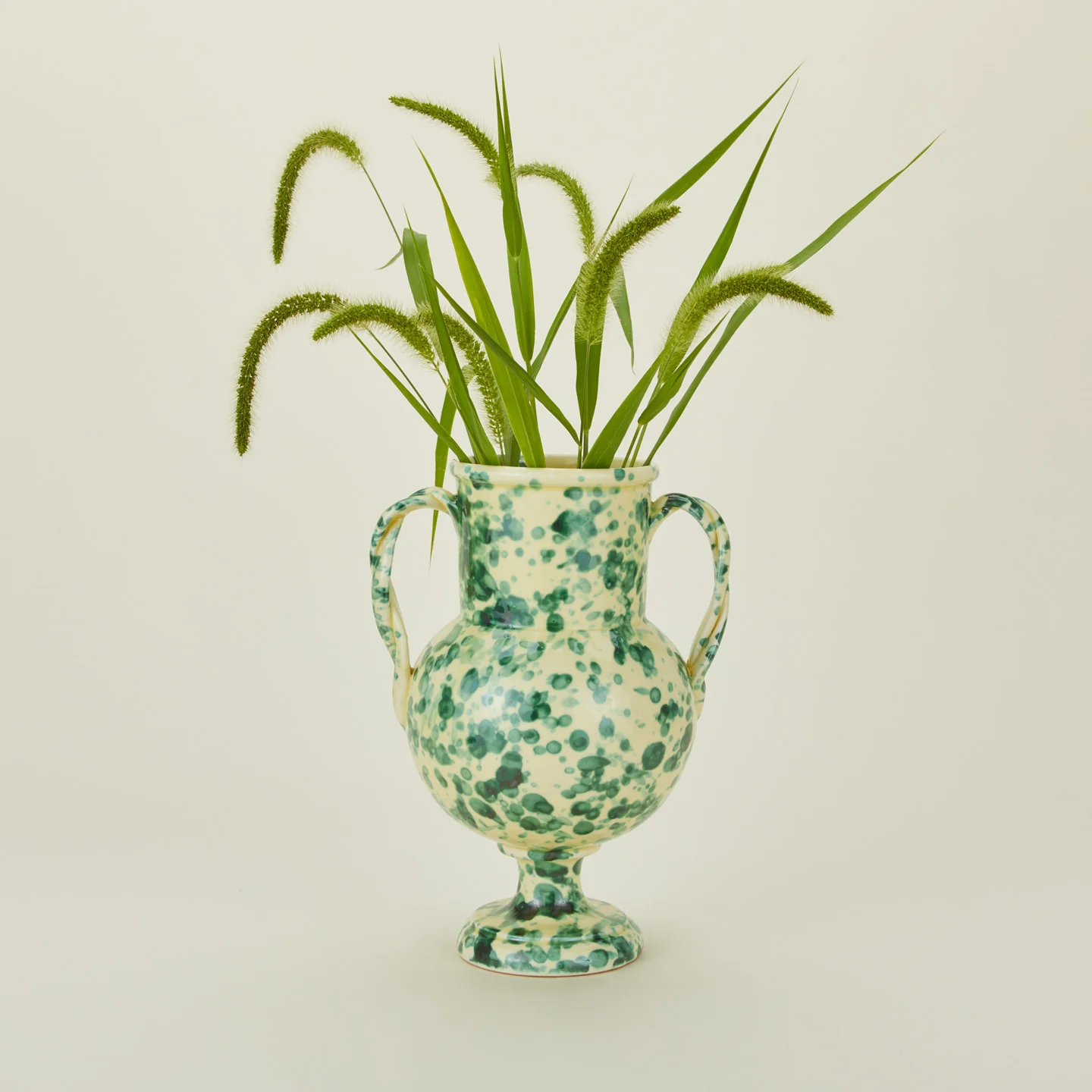 Splatter Verona Vase - Yellow/Green - Image 4