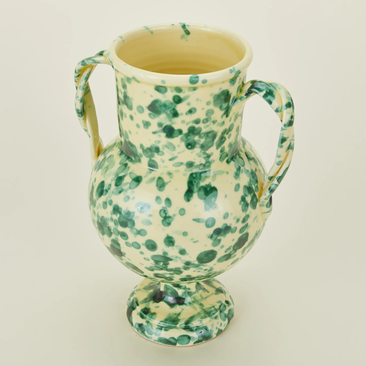 Splatter Verona Vase - Yellow/Green - Image 5