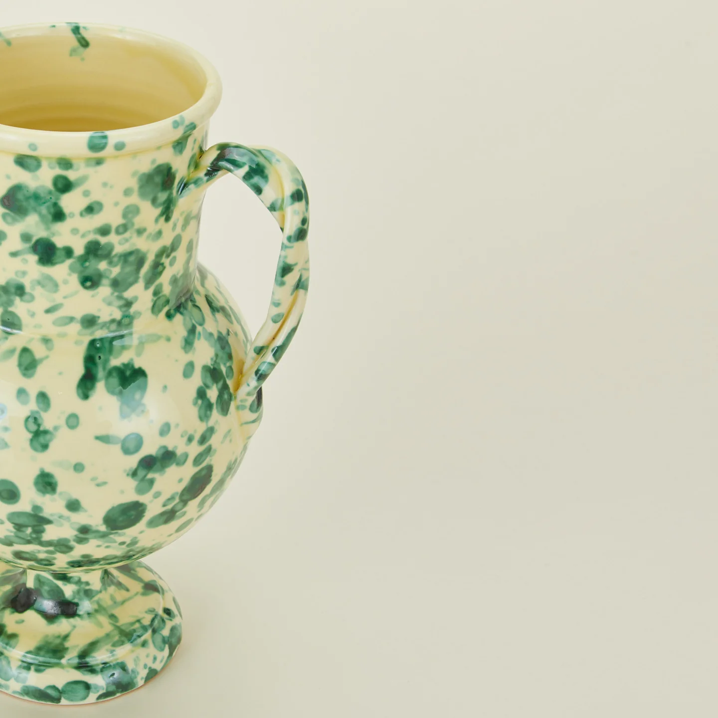 Splatter Verona Vase - Yellow/Green - Image 6
